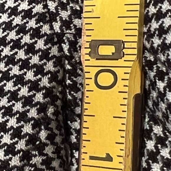 Bandolino Size 4 Stretch Houndstooth Dress Pants Polyester Blend Black & White - Picture 16 of 16